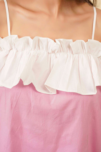 Pink Bloom Short Dress