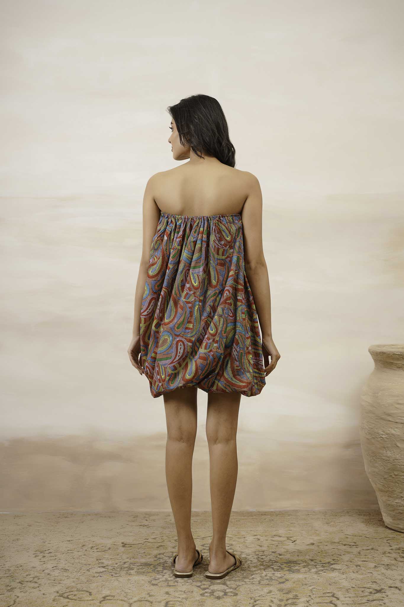 Multibloom Short Dress
