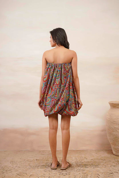 Multibloom Short Dress