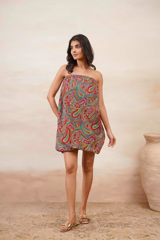 Multibloom Short Dress