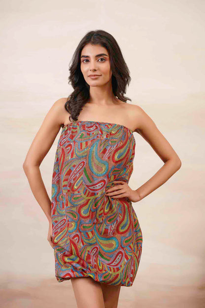 Multibloom Short Dress
